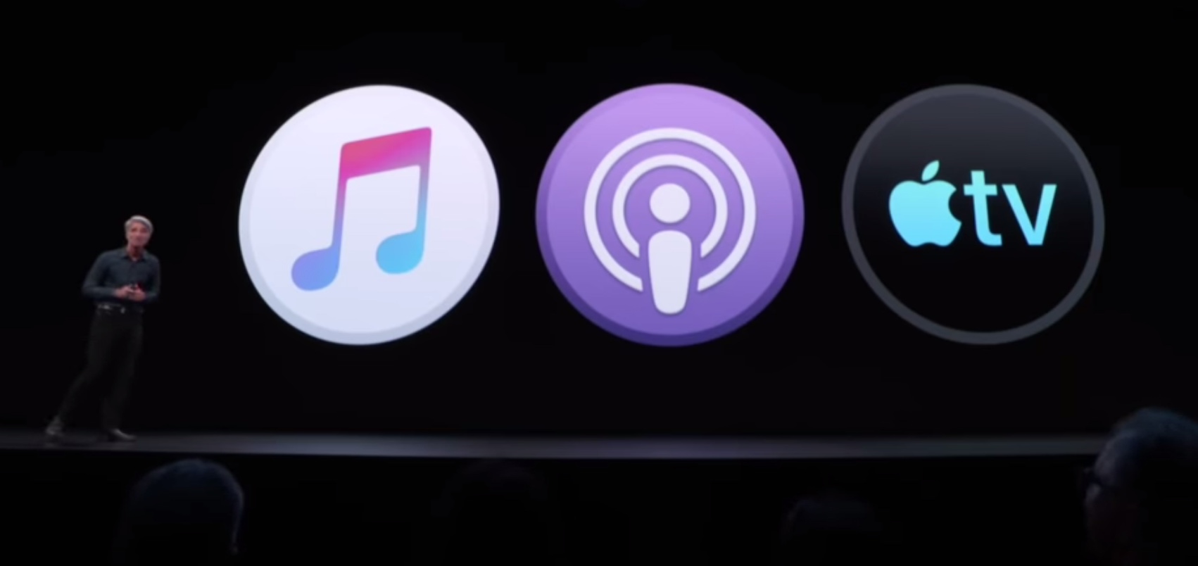 Craig Federighi Announces iTunes Retirement at WWDC (2019)